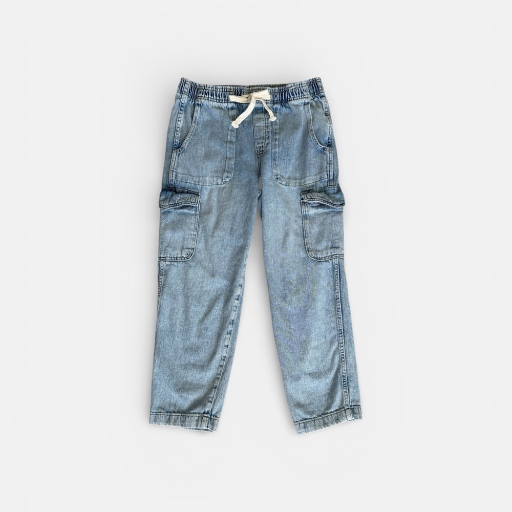 GAP easy jean light blue cargo size small - Picture 2 of 5